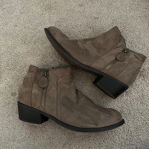 Suede Booties